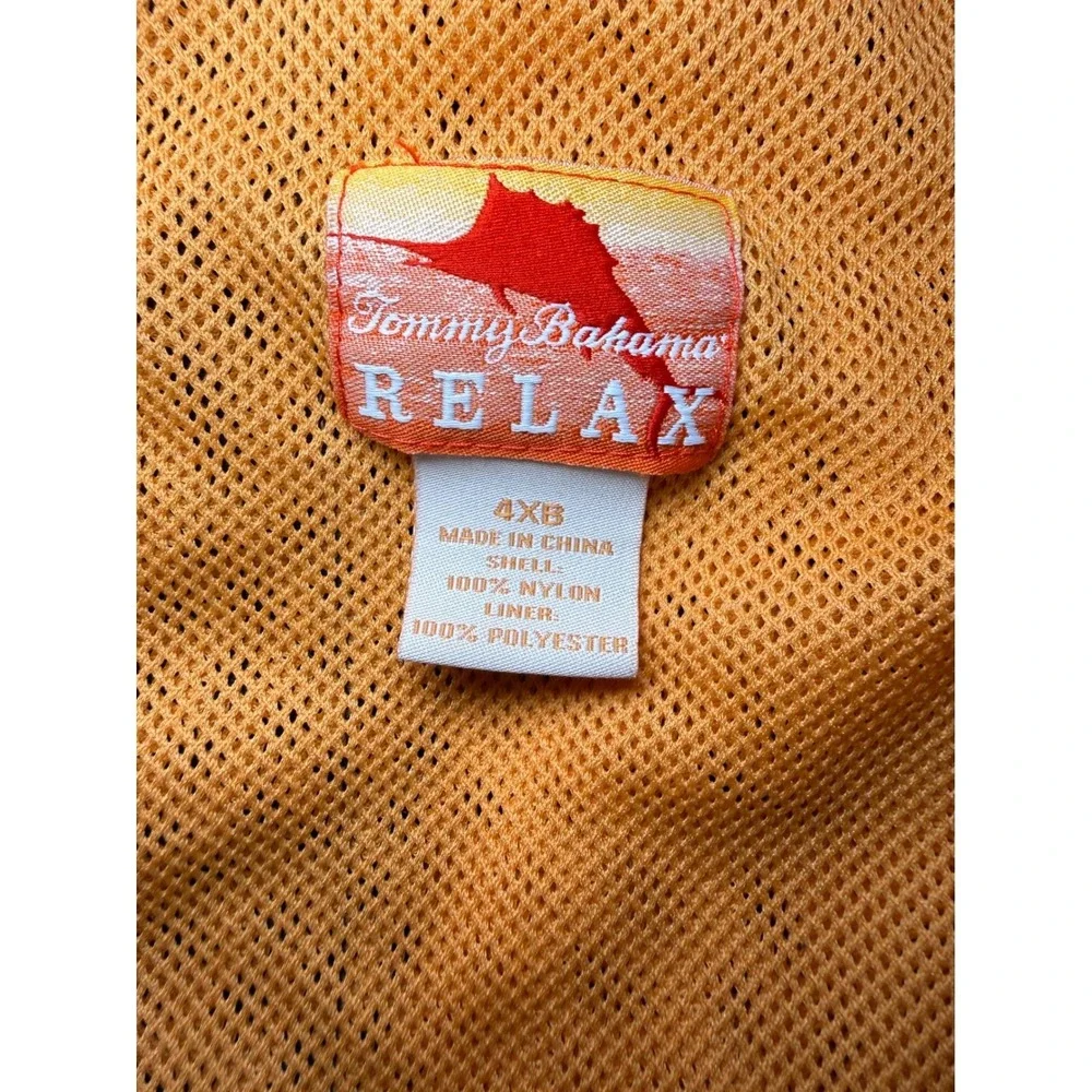 Tommy Bahama Relax Swim Trunks Men Size 4XB Navy Blue Mesh Lined Drawstring Logo